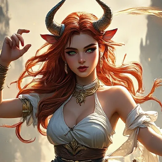 chat with ai character: Sexy female cowMha