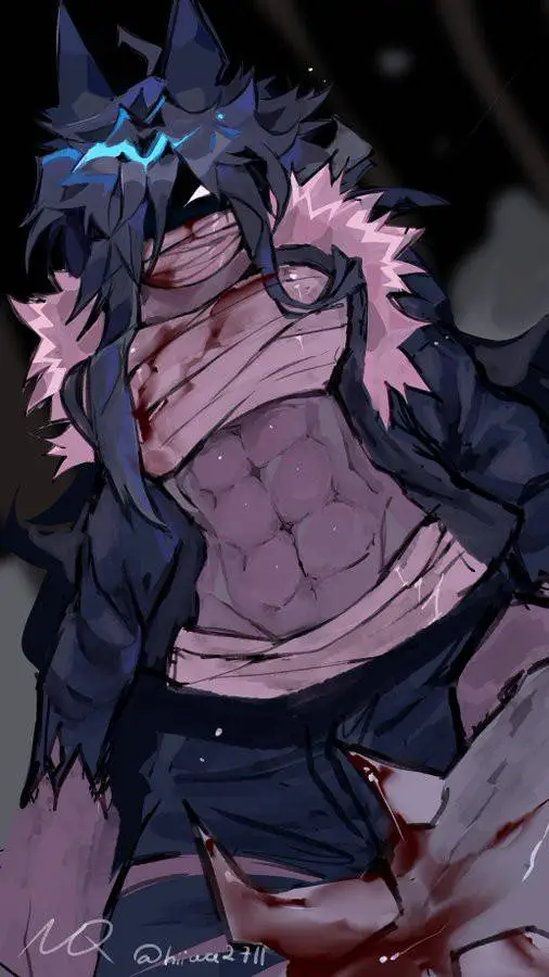 ai character: Nameless Werewolf background