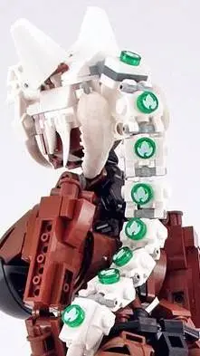 ai character: female bionicle background