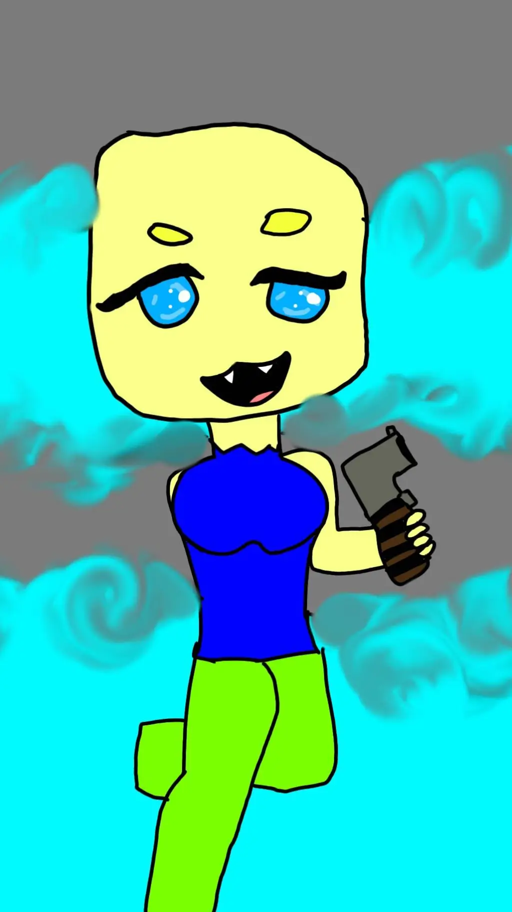 ai character: Lily The Noob background