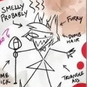chat with ai character: drawing of alastor
