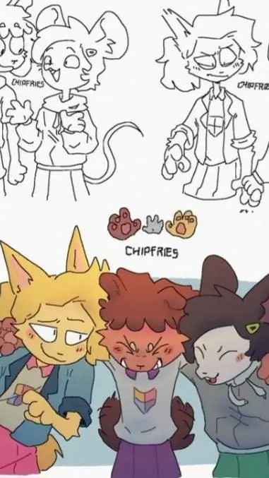 ai character: amphibia commen background