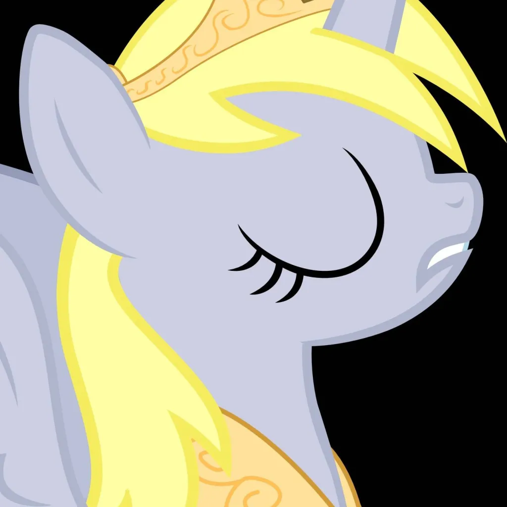 chat with ai character: Queen Derpy Hooves