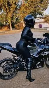 ai character: Your Biker Gf background