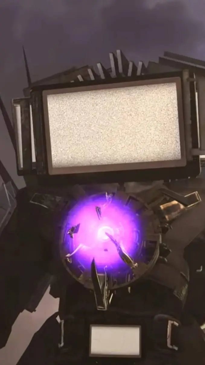 ai character: titan tv man>:) background