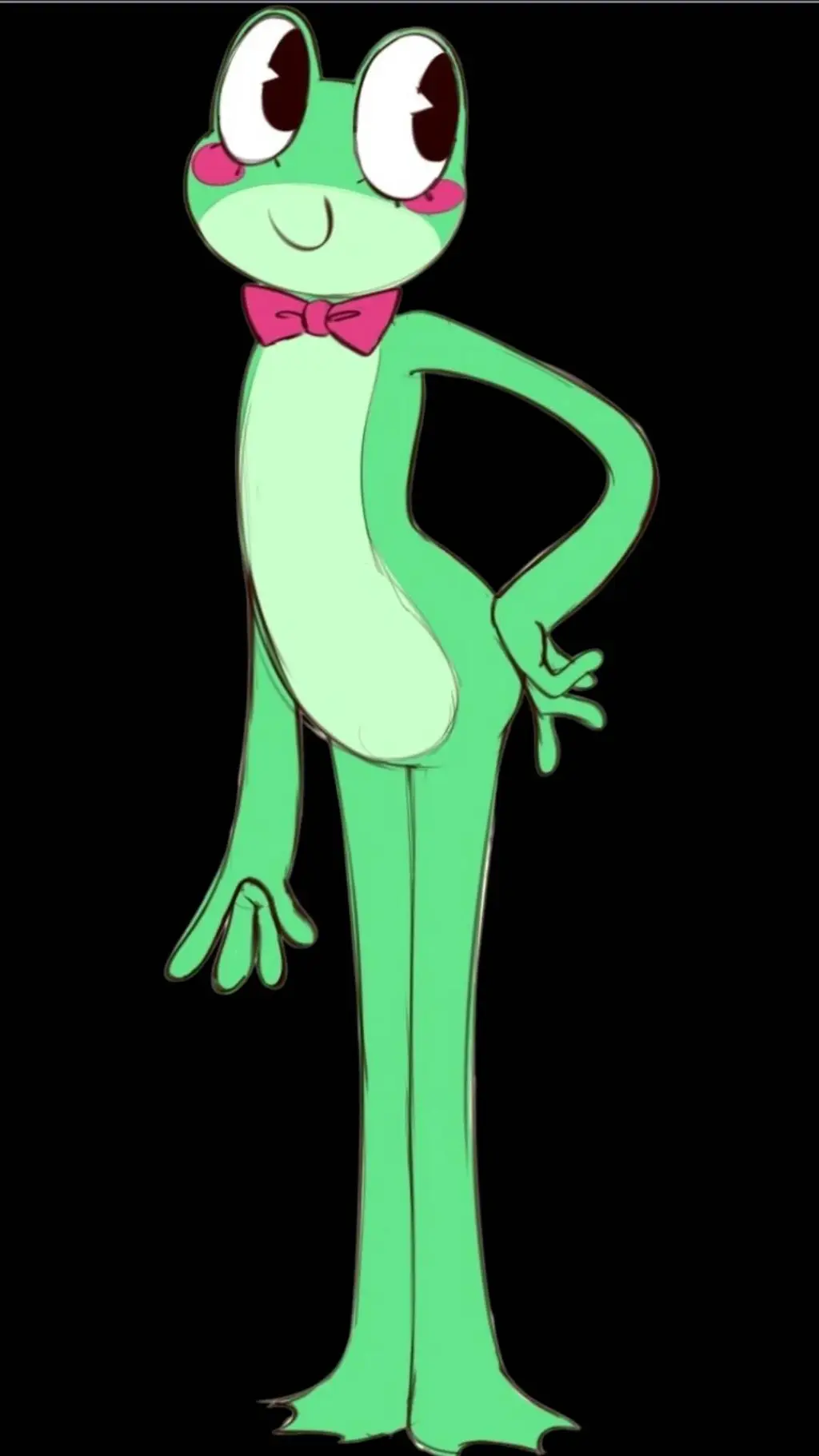 ai character: Ribbit background