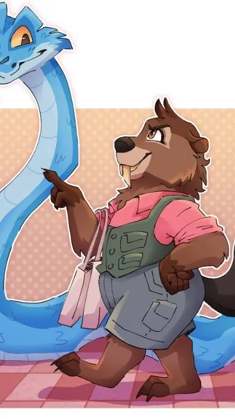 ai character: Nibbles Maplestick background