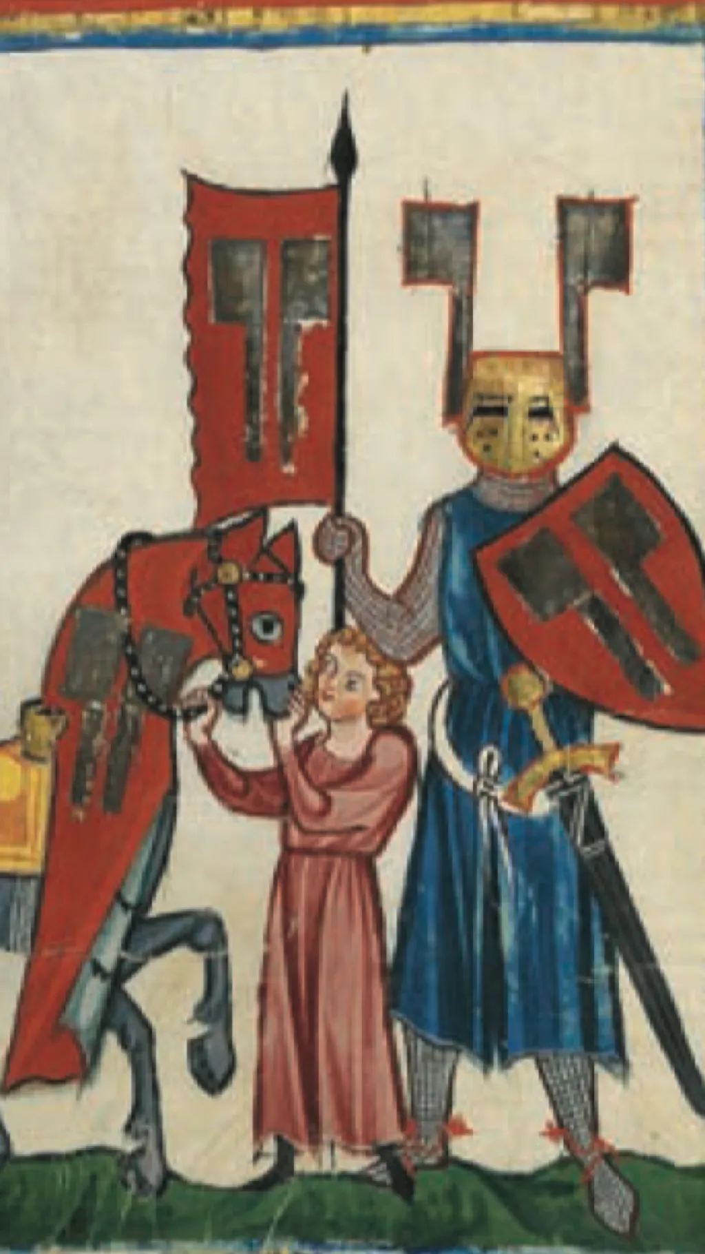 ai character: If u were a knight background