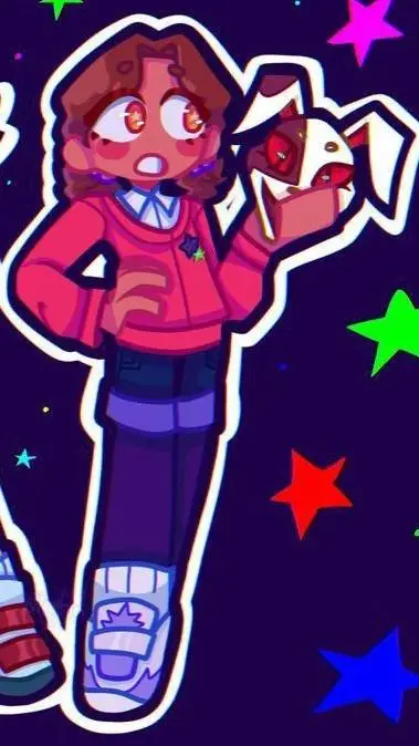 ai character: 💜Cassie💜 🌟FNAF🌟 background