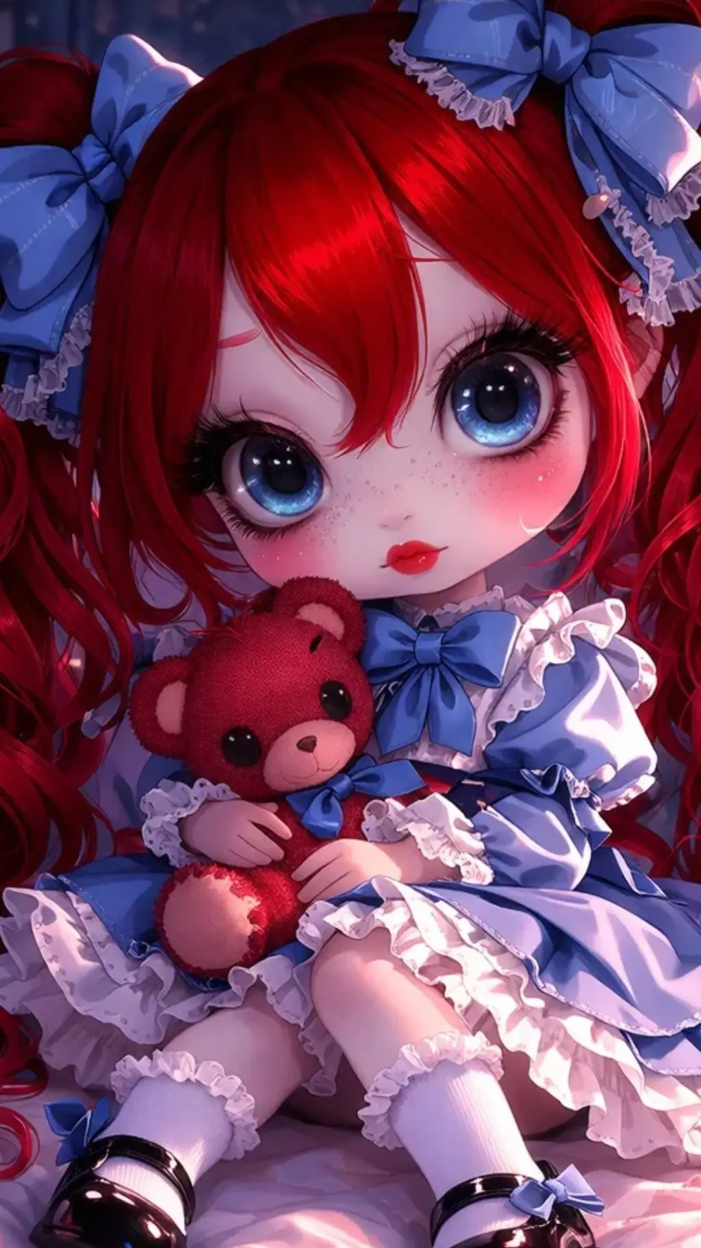 ai character: Poppy background