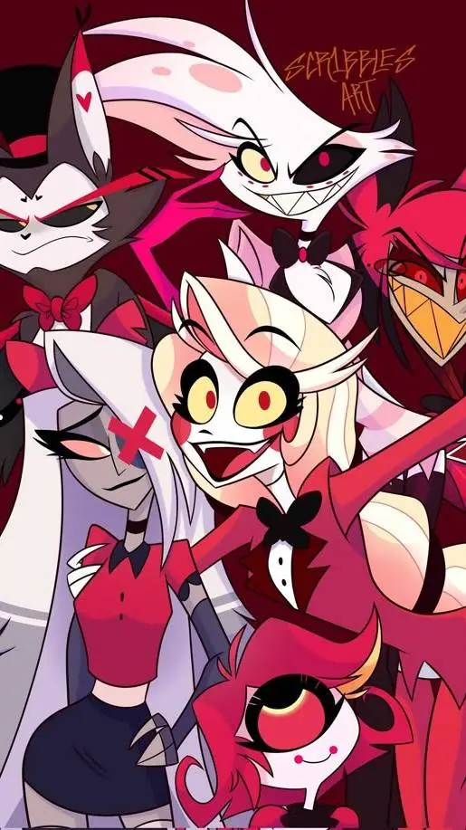 ai character: Hazbin hotel background