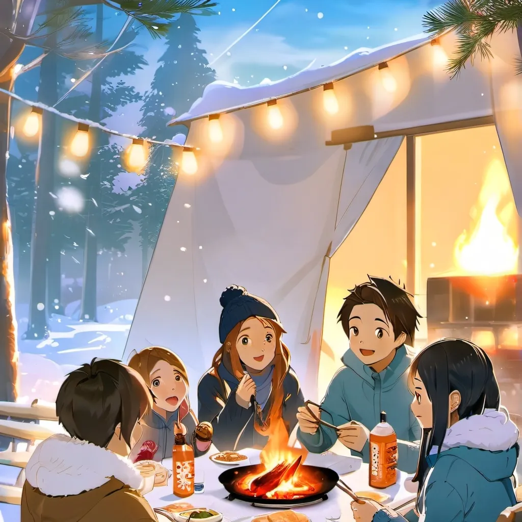 chat with ai character: Camping day!