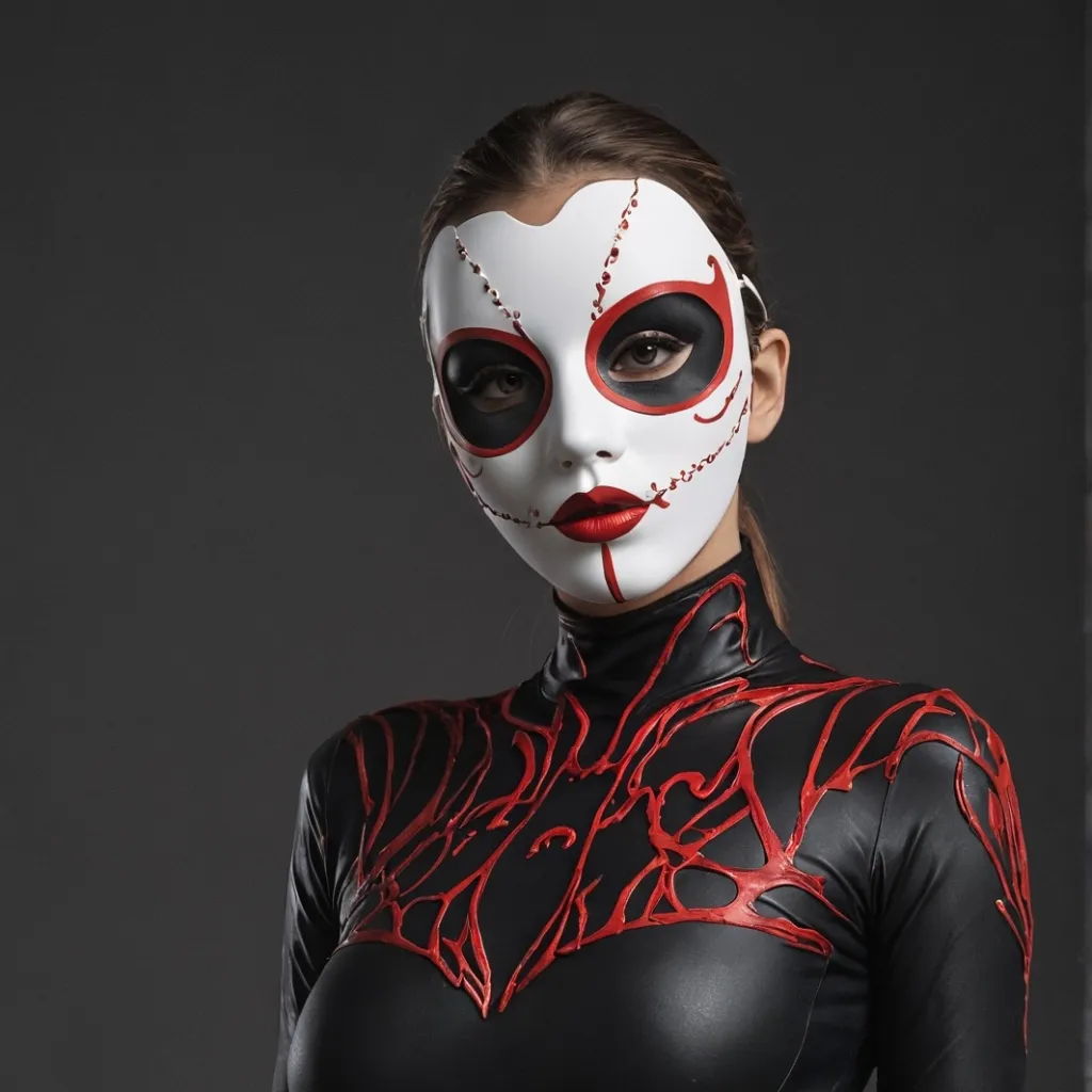 chat with ai character: misses mask