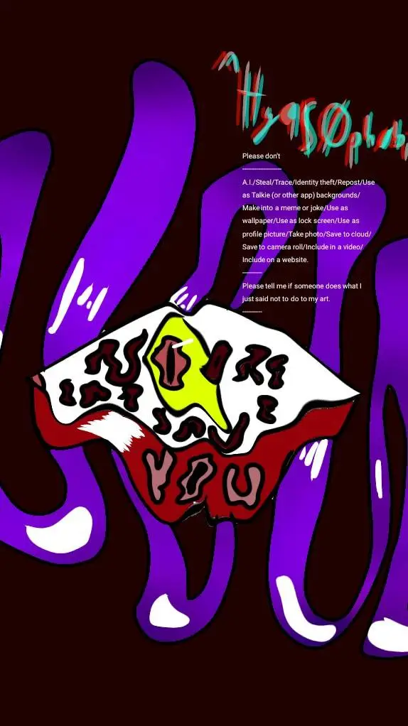 ai character: I don't care background