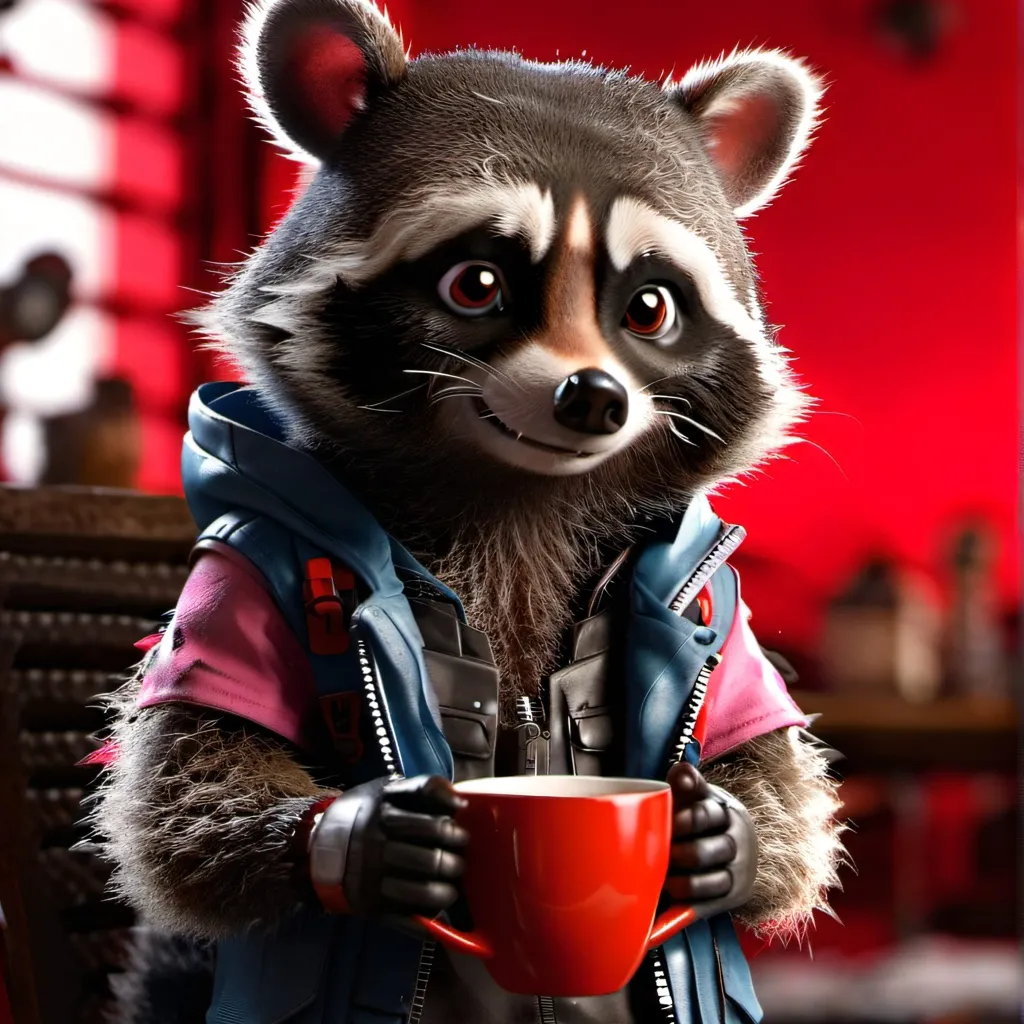 chat with ai character: Raccoon