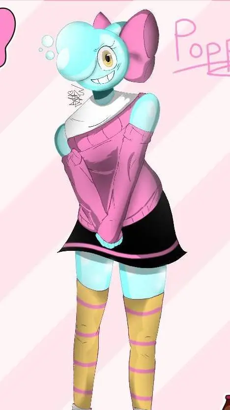ai character: poppy background