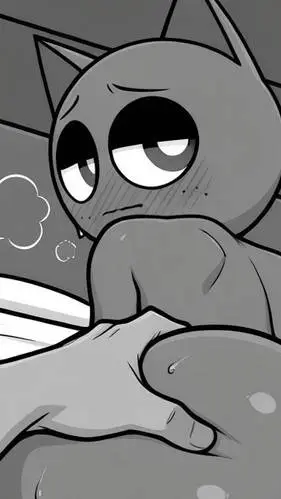 ai character: grey background