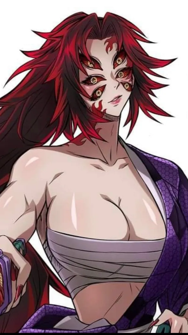 ai character: Female Kokushibo  background