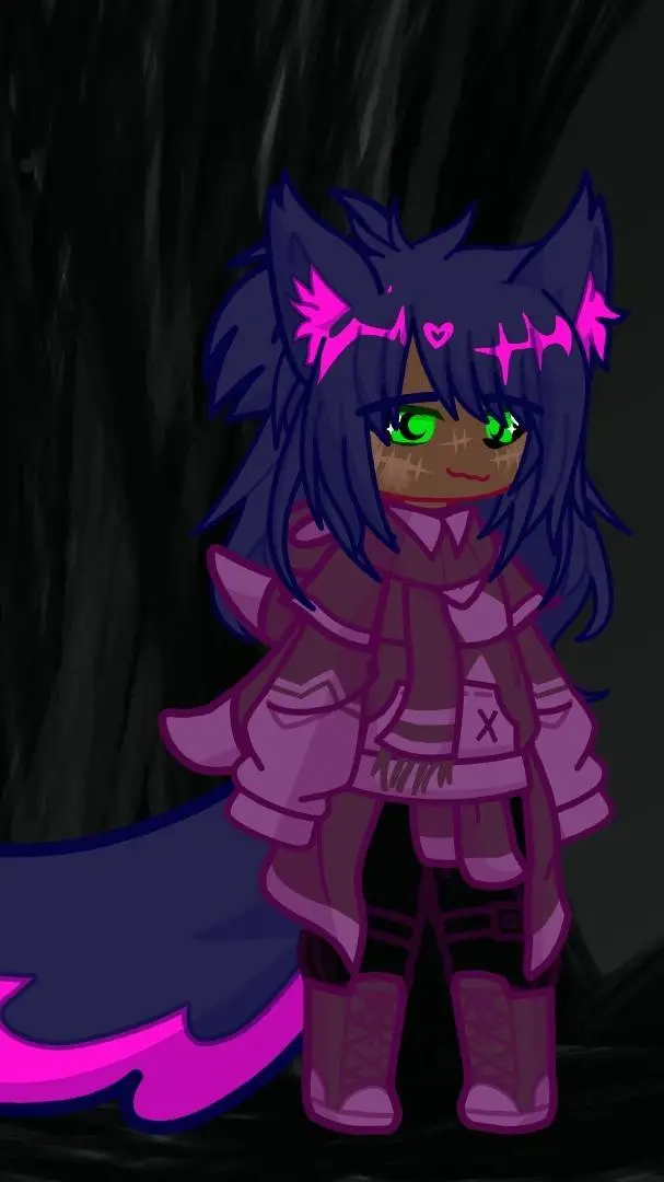 ai character: MoonBerry background