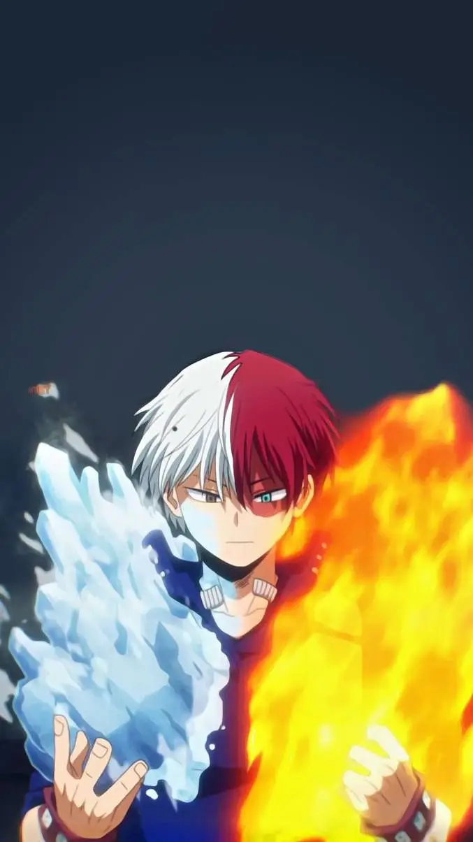 ai character: 🔥Todoroki ❄️ background