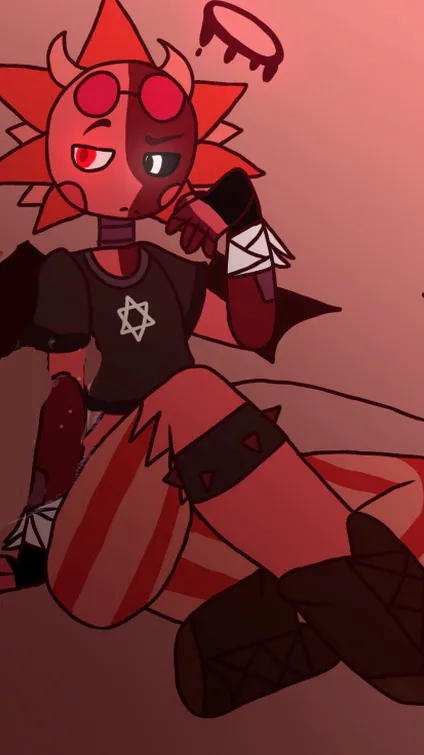 ai character: Nexus x bloodsolar background