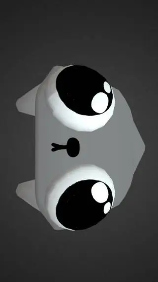 ai character: pebble background