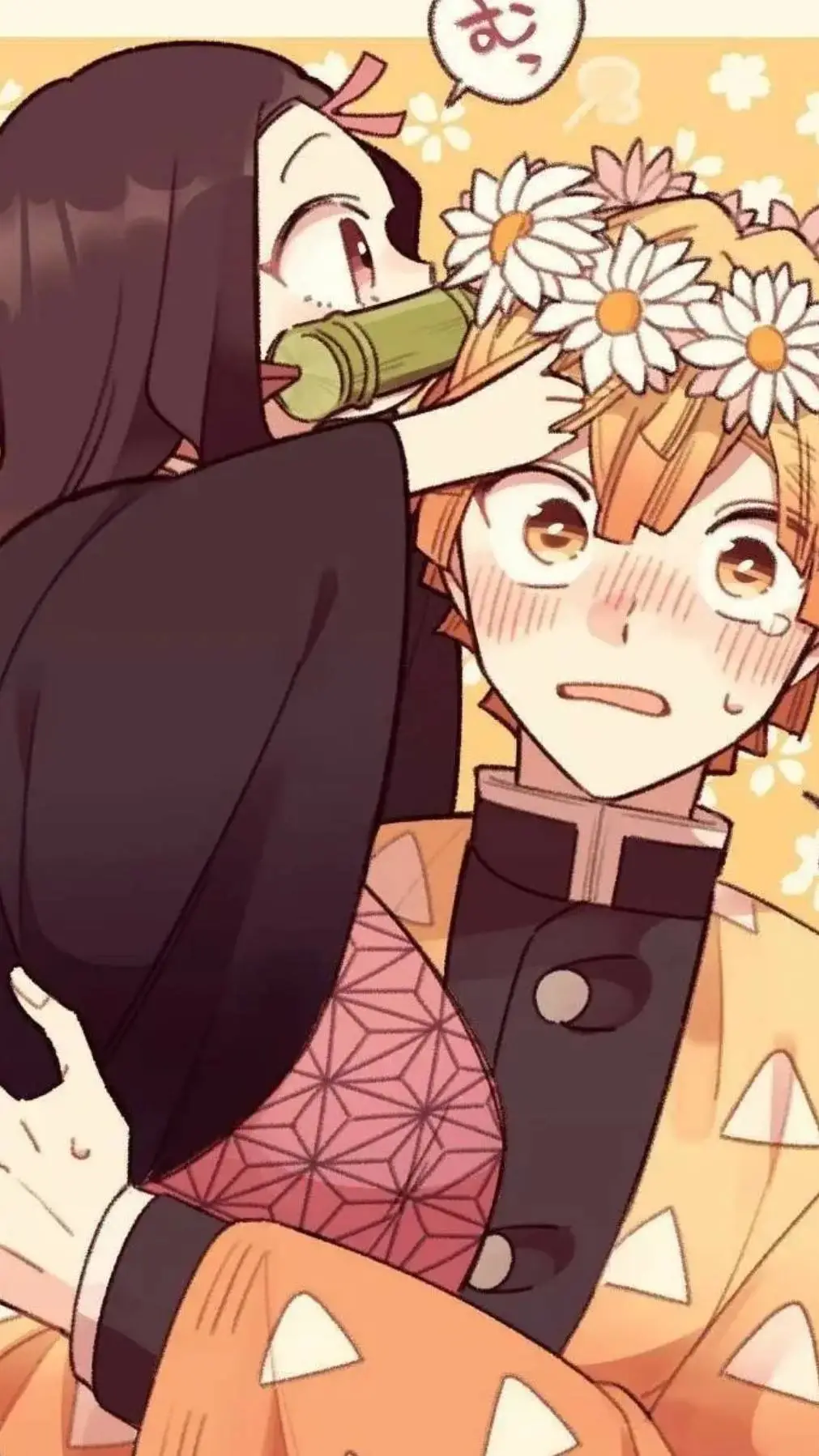 ai character: 🌸~nezzen~⚡ background