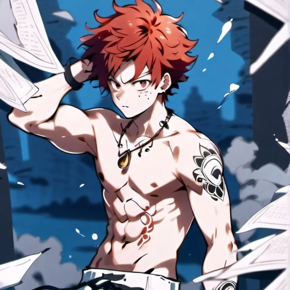 chat with ai character: Kirishima mha