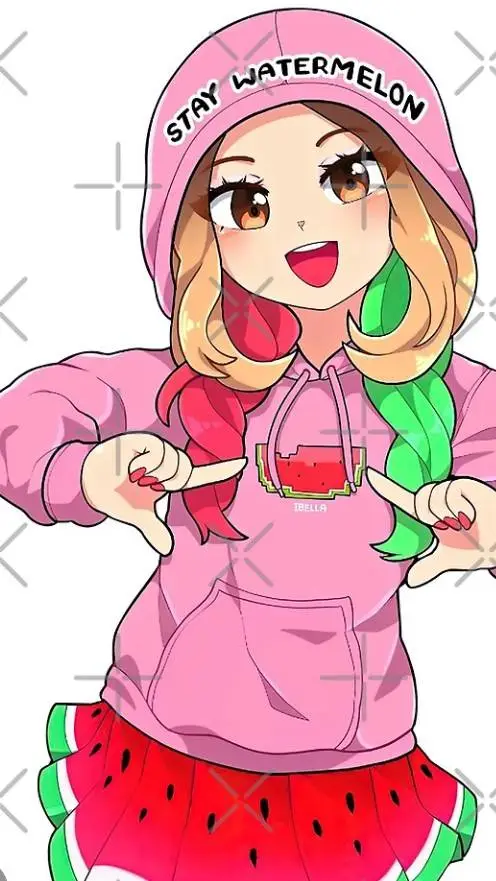 ai character: 🍉IBELLA🍉 background