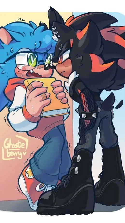 ai character:  Sonic x Shadow  background