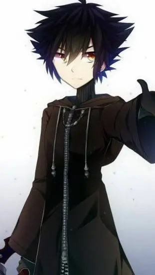 ai character: Vanitas  New Life background