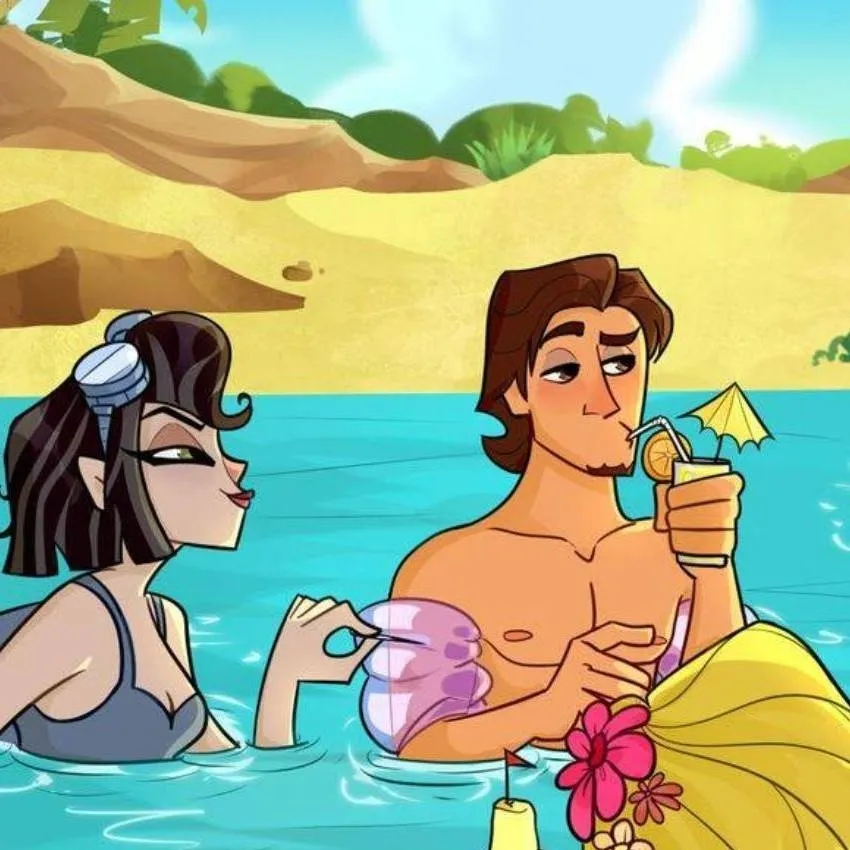 chat with ai character: beach party tts 2