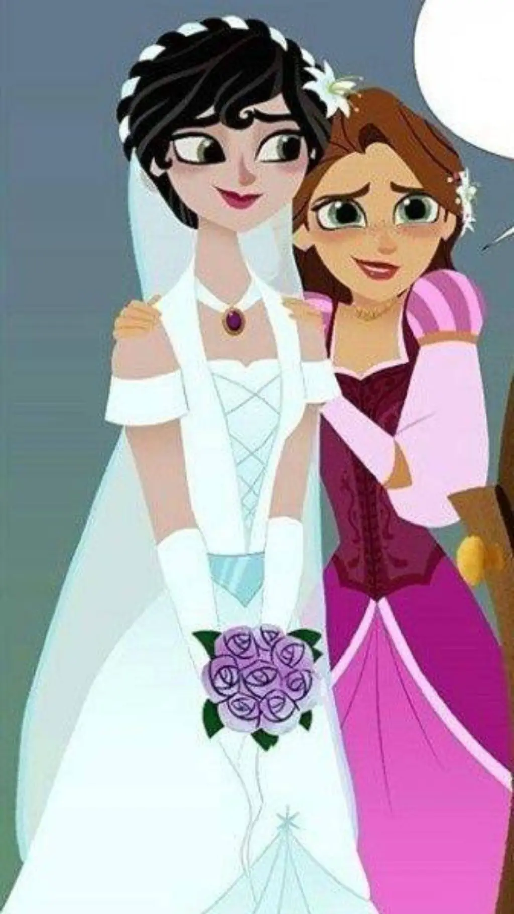 ai character: bridesmaid tts background