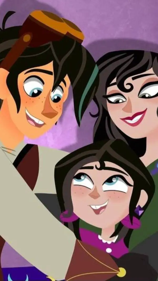 ai character: Happy family tts background