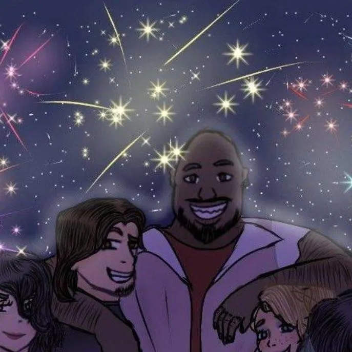 chat with ai character: new years tts