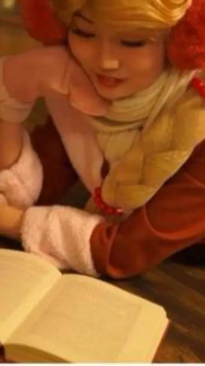 ai character: secret book tts background