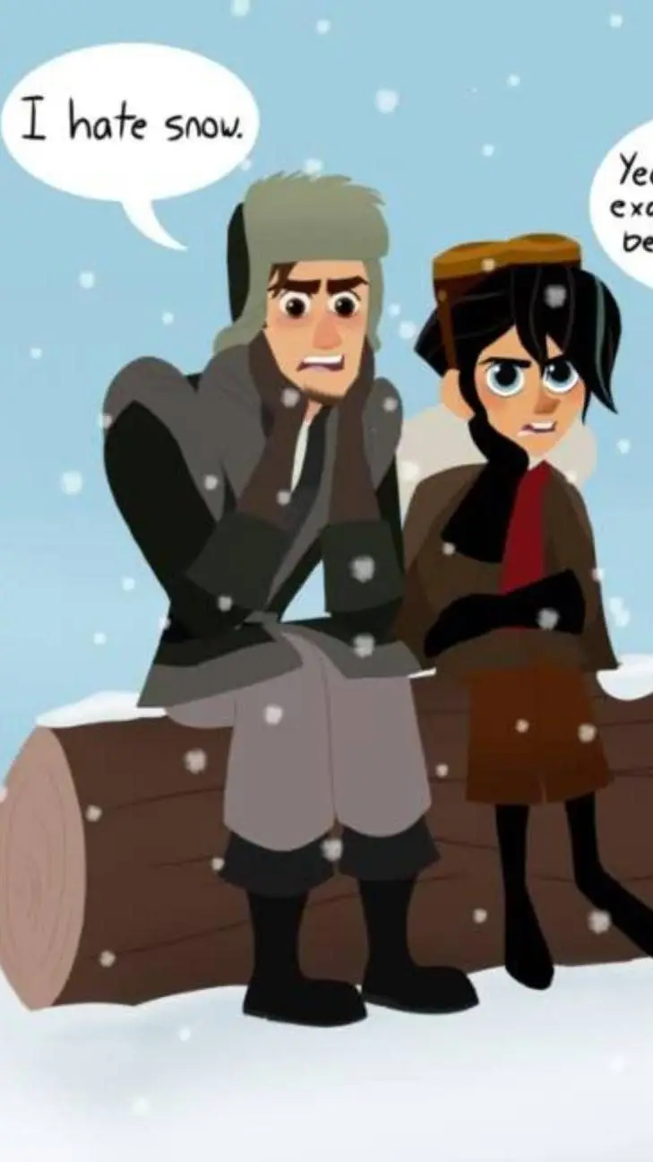 ai character: Snow tts background