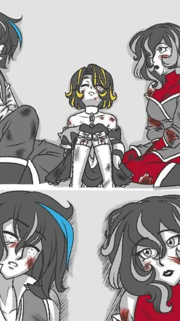 ai character: Cuts and scars tts background