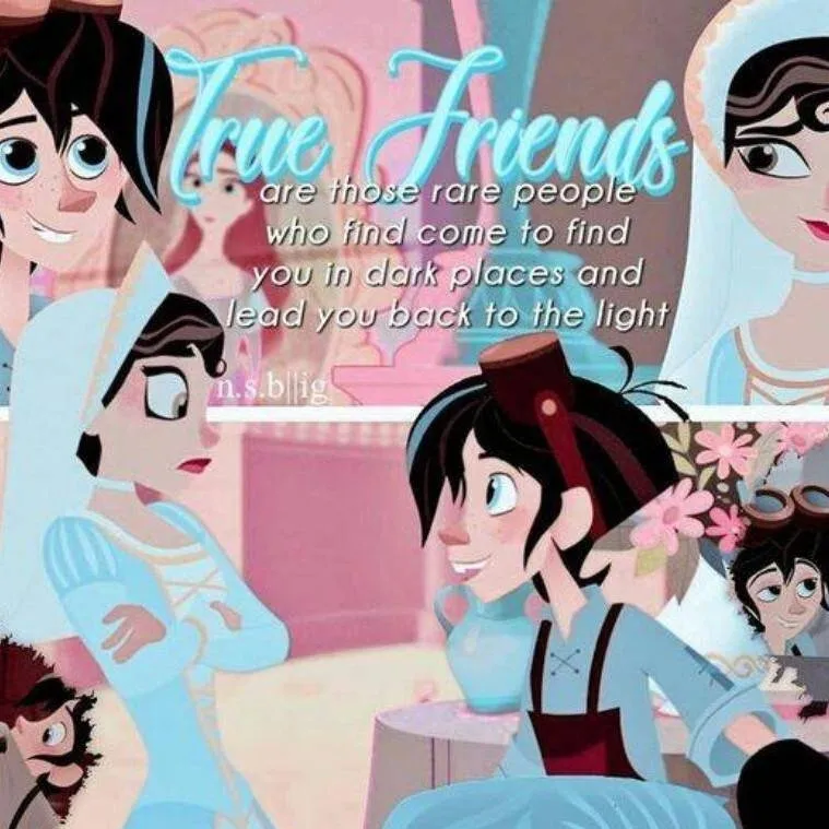 chat with ai character: True friends tts