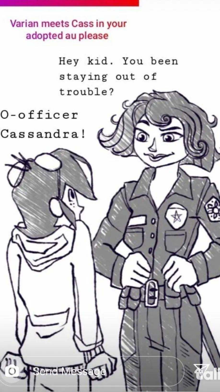 ai character: officer tts background