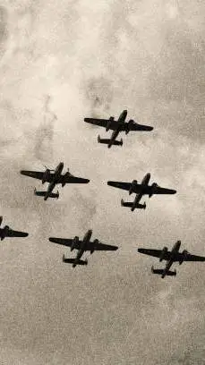ai character: skys of wwii background