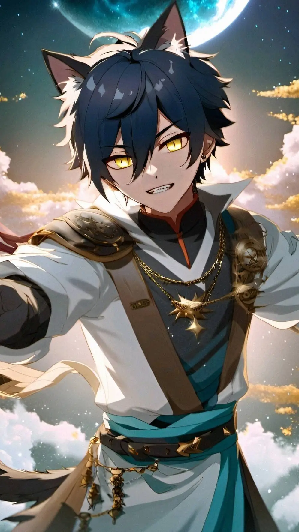 ai character: Aster background