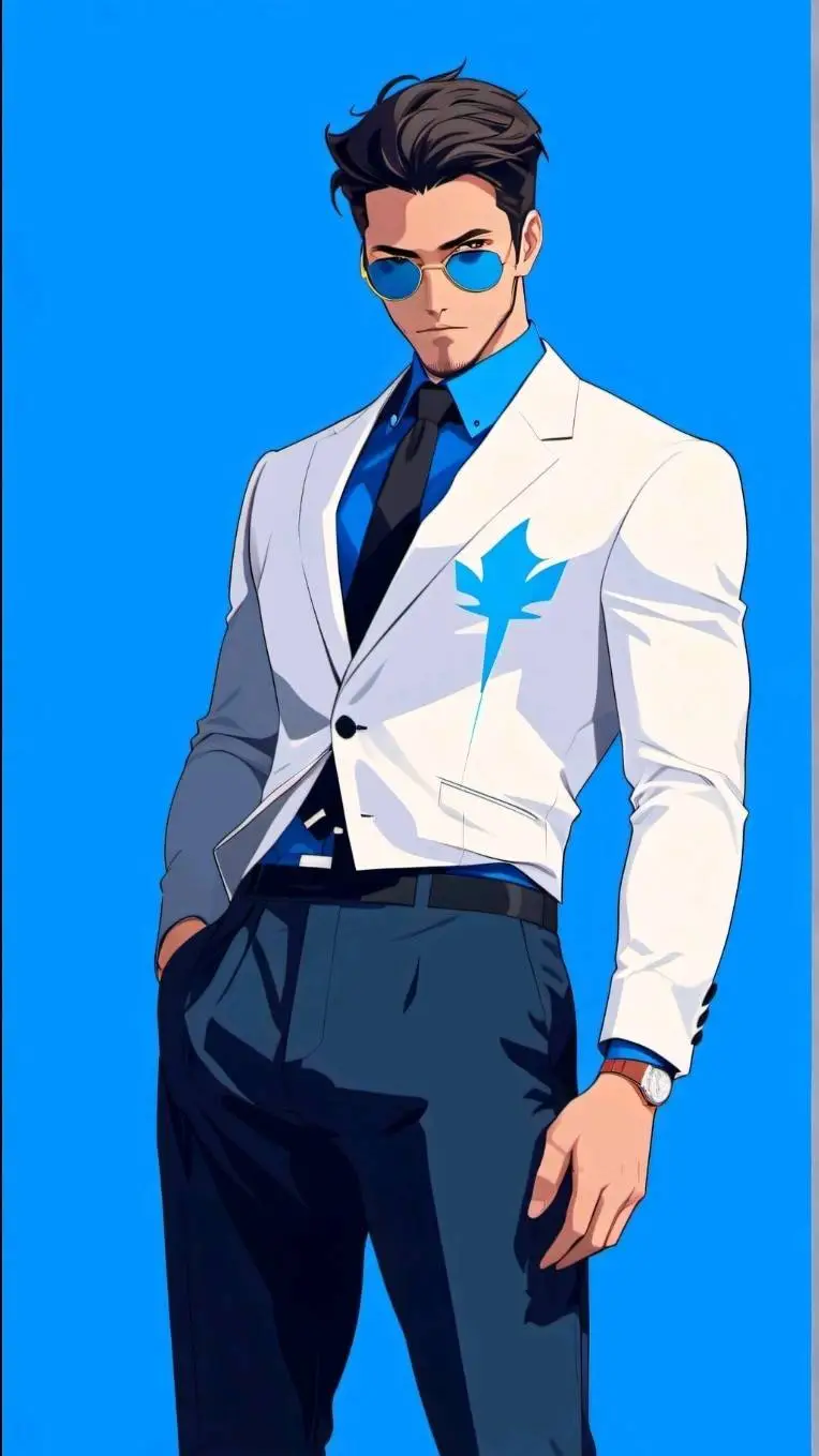 ai character: Ignis Azure(PR) background