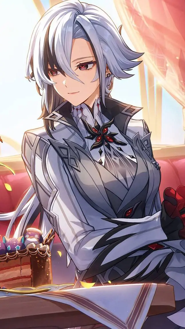 ai character: arlecchino background