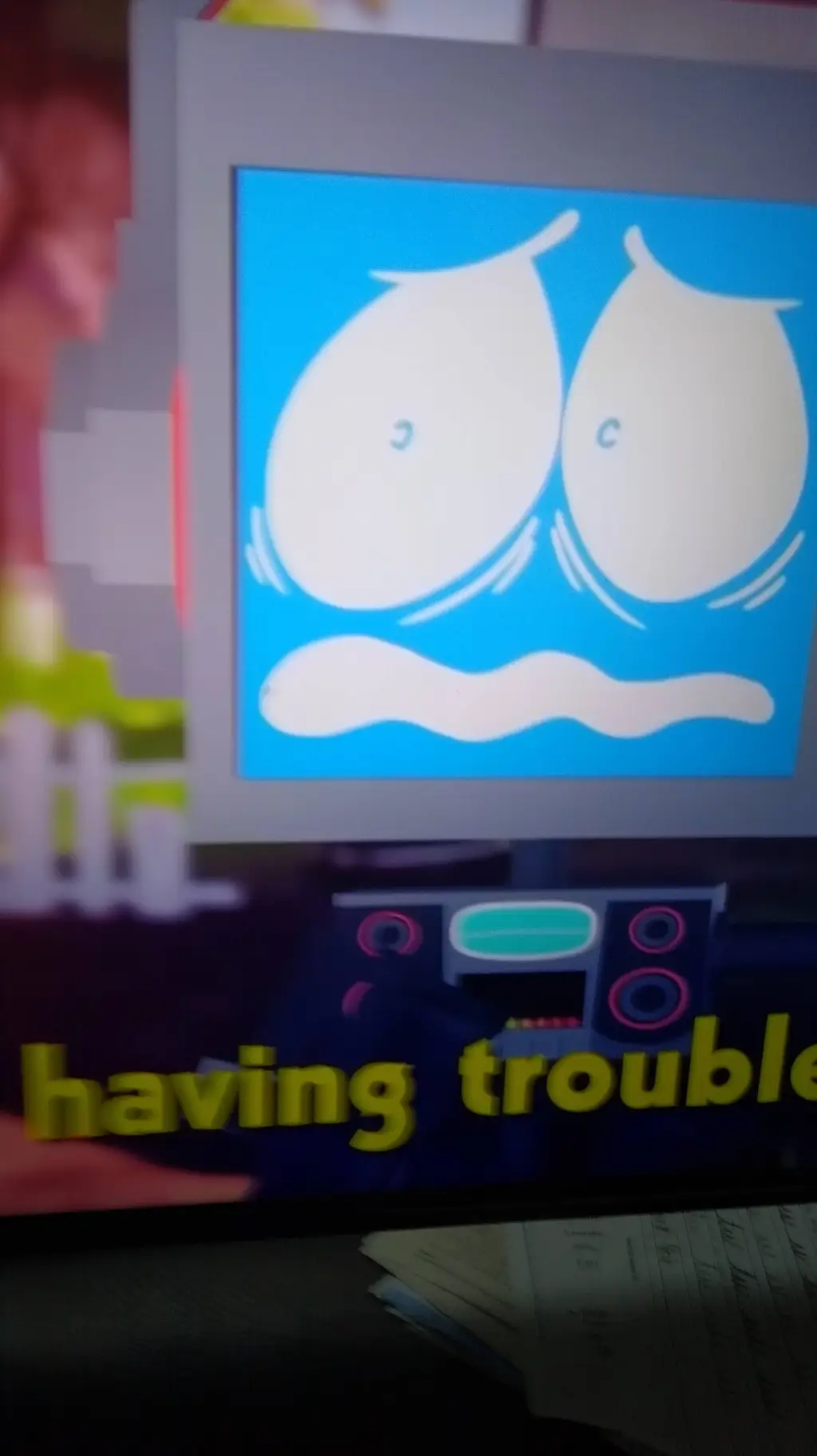 ai character: fandroid background