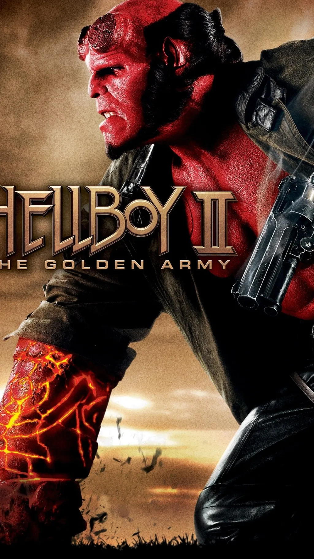 ai character: Hellboy x Harry  background