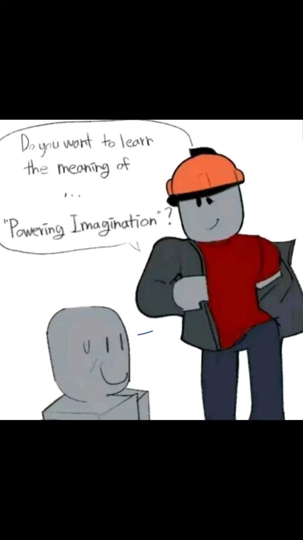 ai character: Builderman?¿?¿ background