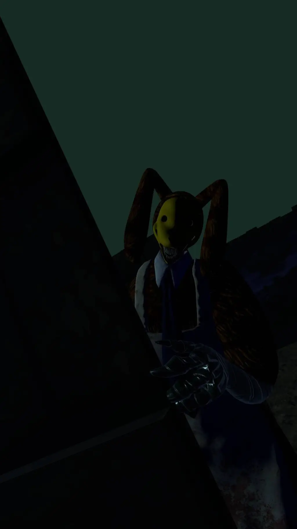ai character: THE PUMPKIN RABBIT background