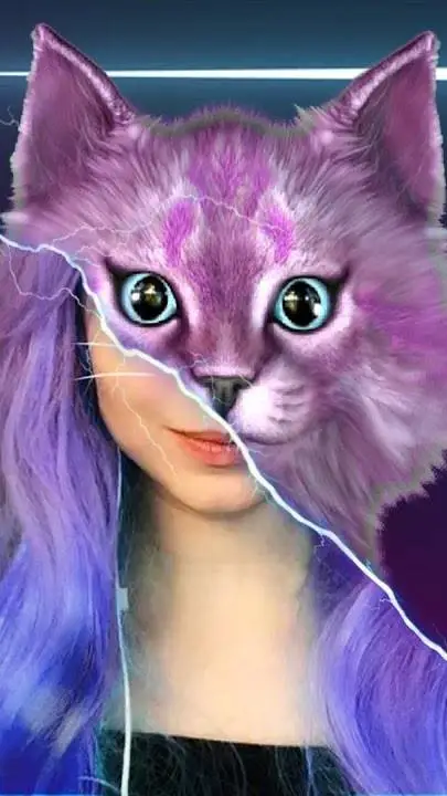 ai character: КошкаЛана background