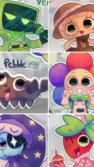 ai character: DANDYS WORLD🎀✨ background